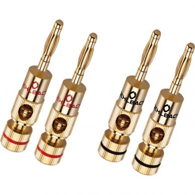 Разъем Oehlbach PERFORMANCE Banana B1 max. 10 mm2, gold 4 pc, D1C3001